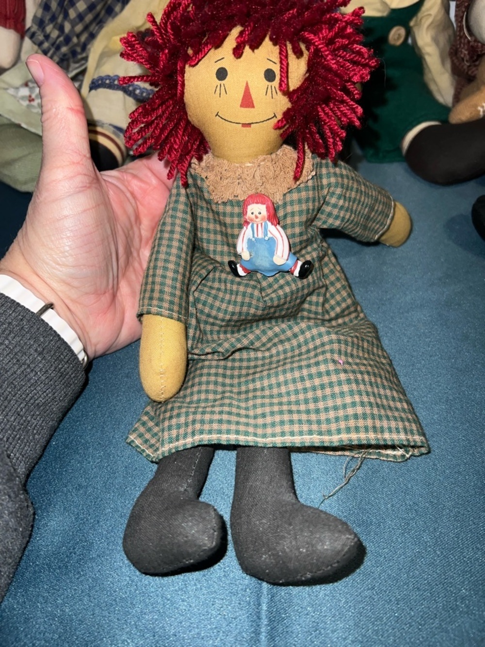Raggedy Ann and Andy Red-Head Rag Dolls Collection - Soft Plush Kids Toys - Picture 4 of 8